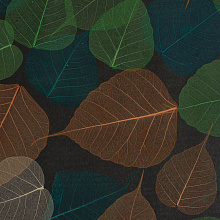 Натуральные обои с покрытием из листьев Cosca Platinum Прима Верде 0,91X5,5